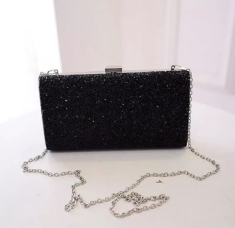 Diamond-encrusted clutch